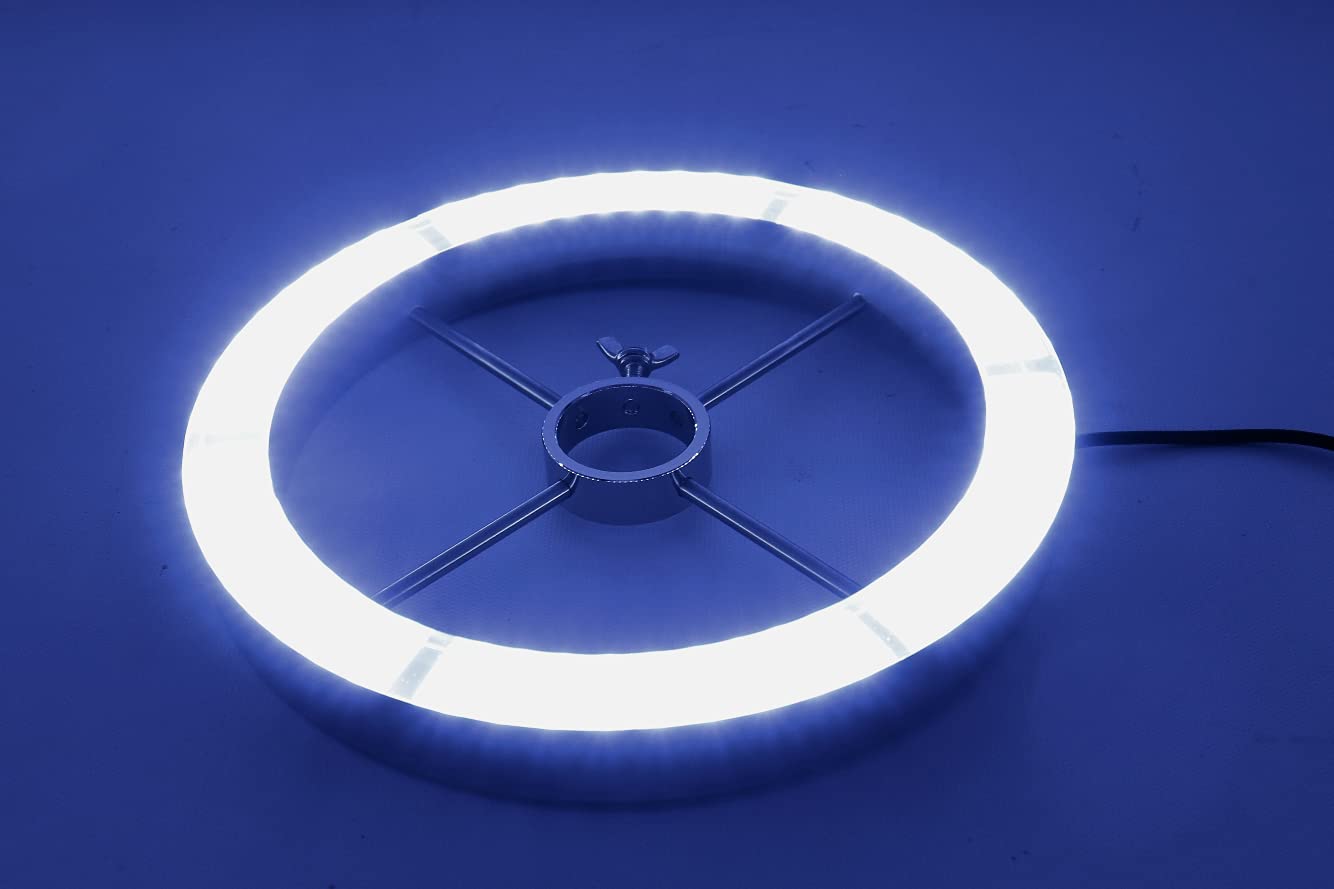 Ocean Mist LR-E72W White 72 LED Light Ring for Fountains, Water Gardens, and Landscape Features