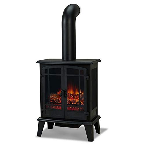 BOWERY HILL Modern Stove Indoor Electric Fireplace Mantel Heater