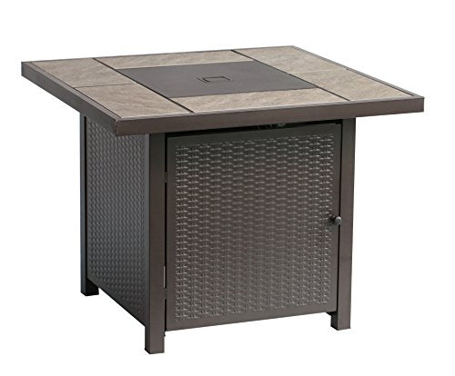 BALI OUTDOORS Propane Gas Fire Pit Table, 32 inches 50,000 BTU