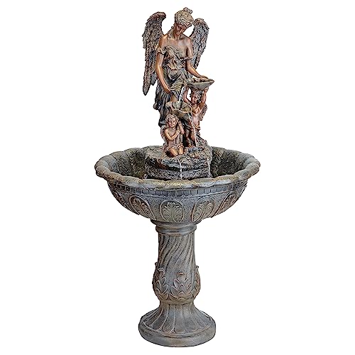 Design Toscano Heavenly Moments Angel Garden Decor Fountain