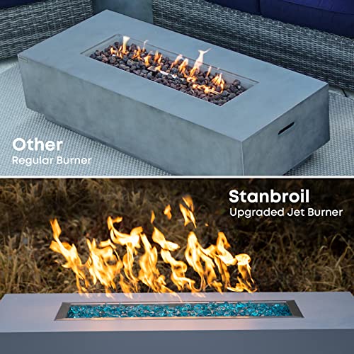 Stanbroil Linear 60" x 6" Drop-in Fire Pit Jet Burner Pan