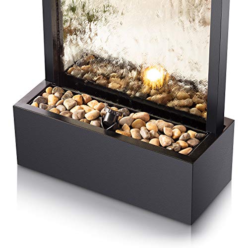Alpine Corporation Waterfall Fountain with Stones and Light