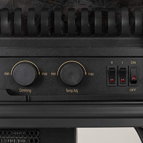 e-Flame USA 28" XL Denali Portable Freestanding Electric Fireplace Stove