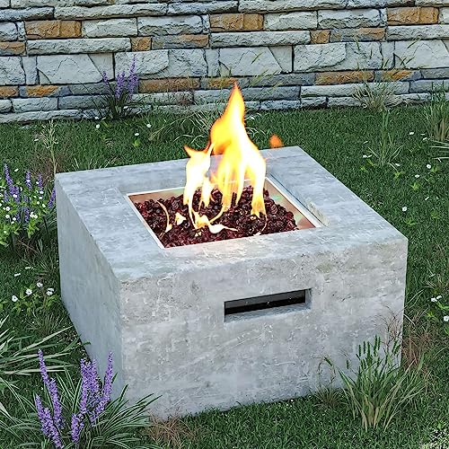 GRISUN Wine Red Fire Glass for Fire Pit, 20 Pounds 1/2 Inch Tempered Glass Rocks