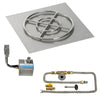 Square Flat Pans With Electronic Ignition Kits