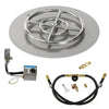 Round Flat Pans With Electronic Ignition Kits