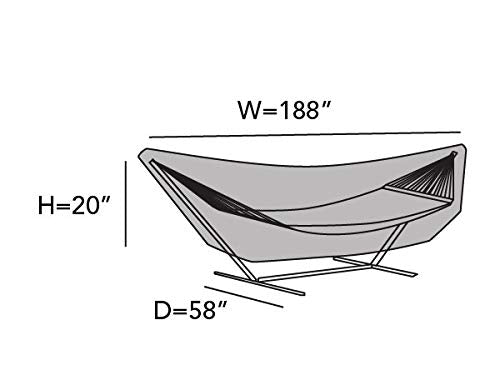 Covermates Heavy-Duty Polyester, Weather Resistant Hammock Cover