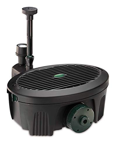 Pennington Aquagarden , Inpond 5 in 1, Pond & Water Pump, Filter, UV Clarifier, LED Spotlight and Fountain