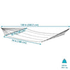 Sunnydaze Outdoor Quilted Fabric Hammock