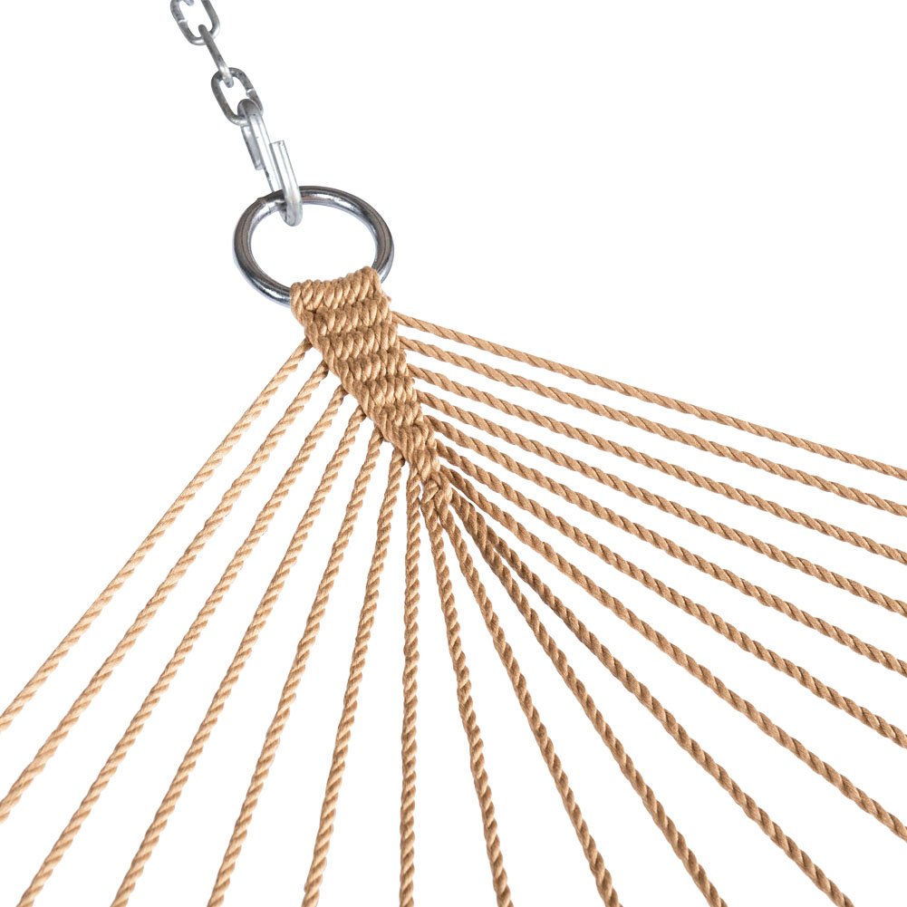 Lazy Daze 10 FT Double 2 Person Caribbean Rope Hammock