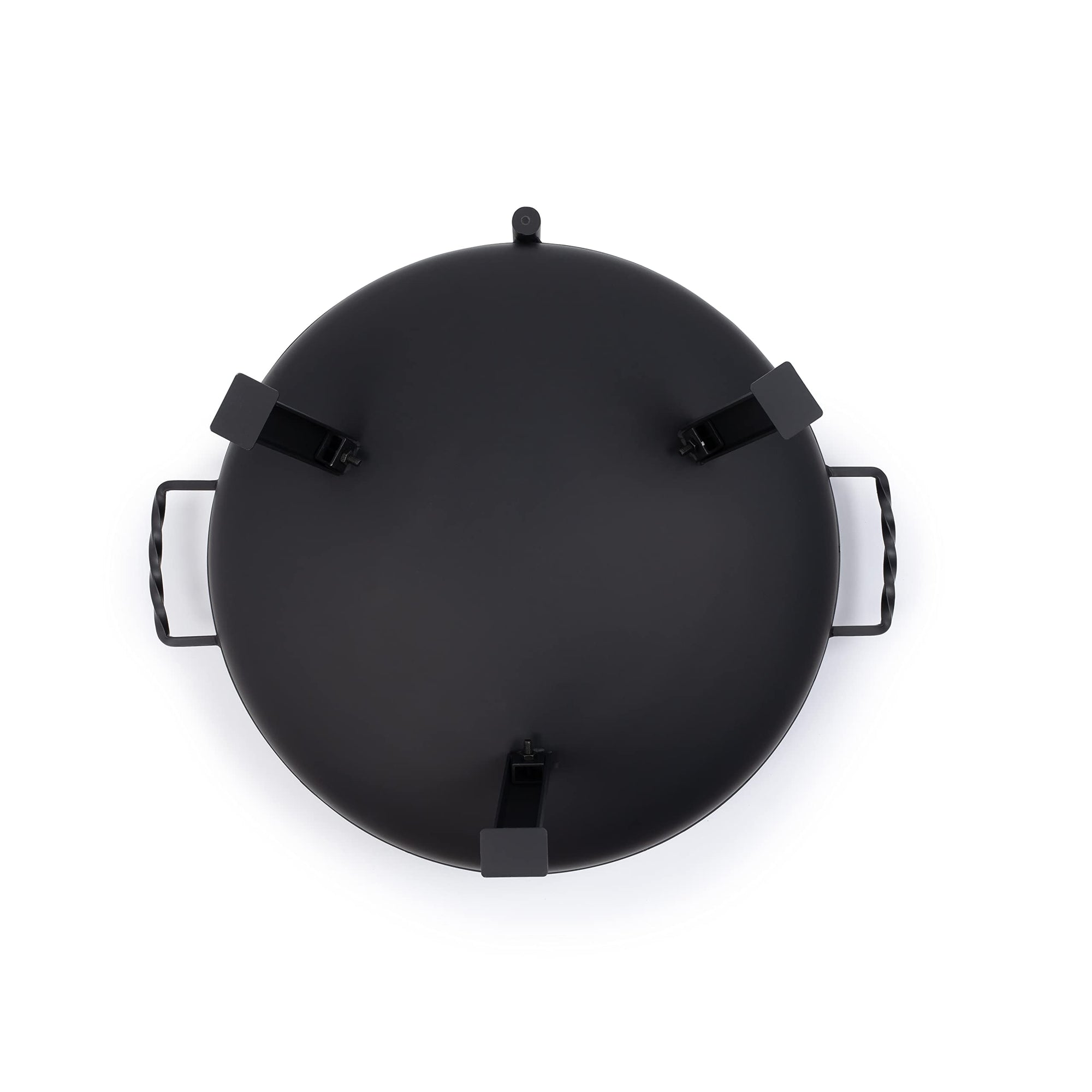 Barebones Cowboy Fire Pit 23-Inch - Open Fire Grill with Cooking Grate for Outdoor Cooking - Heavy Duty Open Grill
