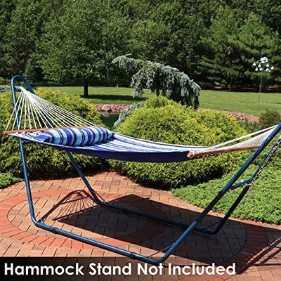 Sunnydaze Outdoor Quilted Fabric Hammock