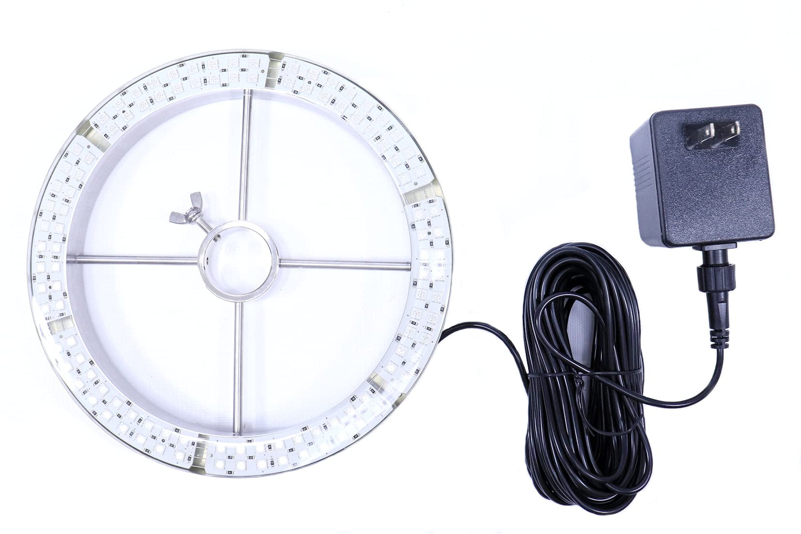 Ocean Mist LR-E72W White 72 LED Light Ring for Fountains, Water Gardens, and Landscape Features