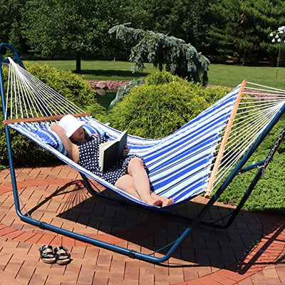 Sunnydaze Outdoor Quilted Fabric Hammock