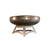 Ohio Flame - 42" Liberty Fire Pit with Hollow Base (Made in USA) - Natural Steel Finish