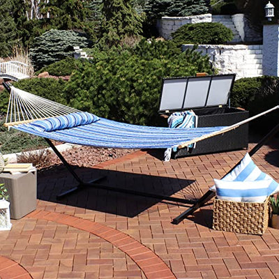 Sunnydaze Outdoor Quilted Fabric Hammock