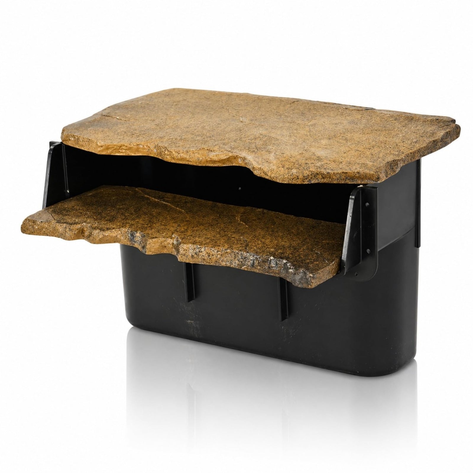 HALF OFF PONDS 16-Inch Filtering Waterfall Spillway for Ponds and Waterfall Streams up to 4,500 gallons. Includes Waterfall Box and Rock Lid and Lip