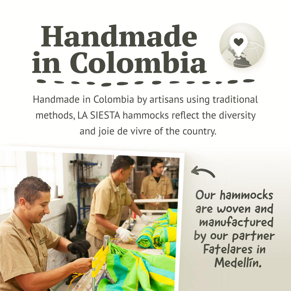 LA SIESTA® - XL King Brisa Classic Hammock & Elipso Stand - Larch Wood Hammock Stand - Weather & Tear Resistant - Backyard Outdoor Hammock with Stand - Family Hammock and Stand - Max 440 Lbs, Sea Salt