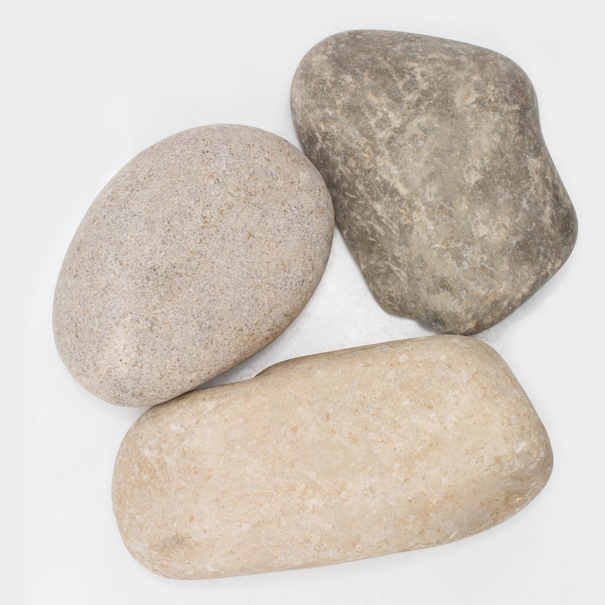 40 LBS Natural Large River Stones – 4-7 Inches