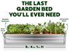 Galvanized Raised Garden Beds Outdoor - 8×4×1 ft (2-Pack)