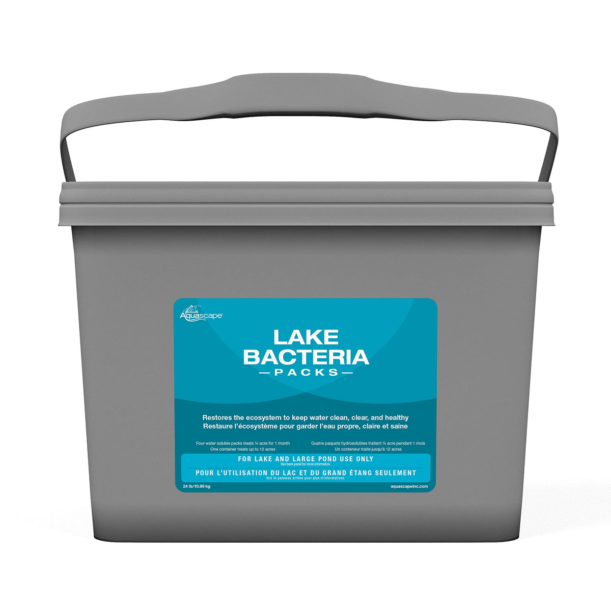 Aquascape Lake Bacteria Packs for Large Ponds and Lakes – 192 Count – Enhances Water Clarity and Reduces Maintenance, 40015