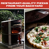 Live-Fire Pizza Oven (Corten Steel) | 27.5 Inch | Made in the USA | Make Profressional Pizzas in Your Backyard | Compatible W/X Series 24 & 30 Fire Pits | Portable Pizza Oven