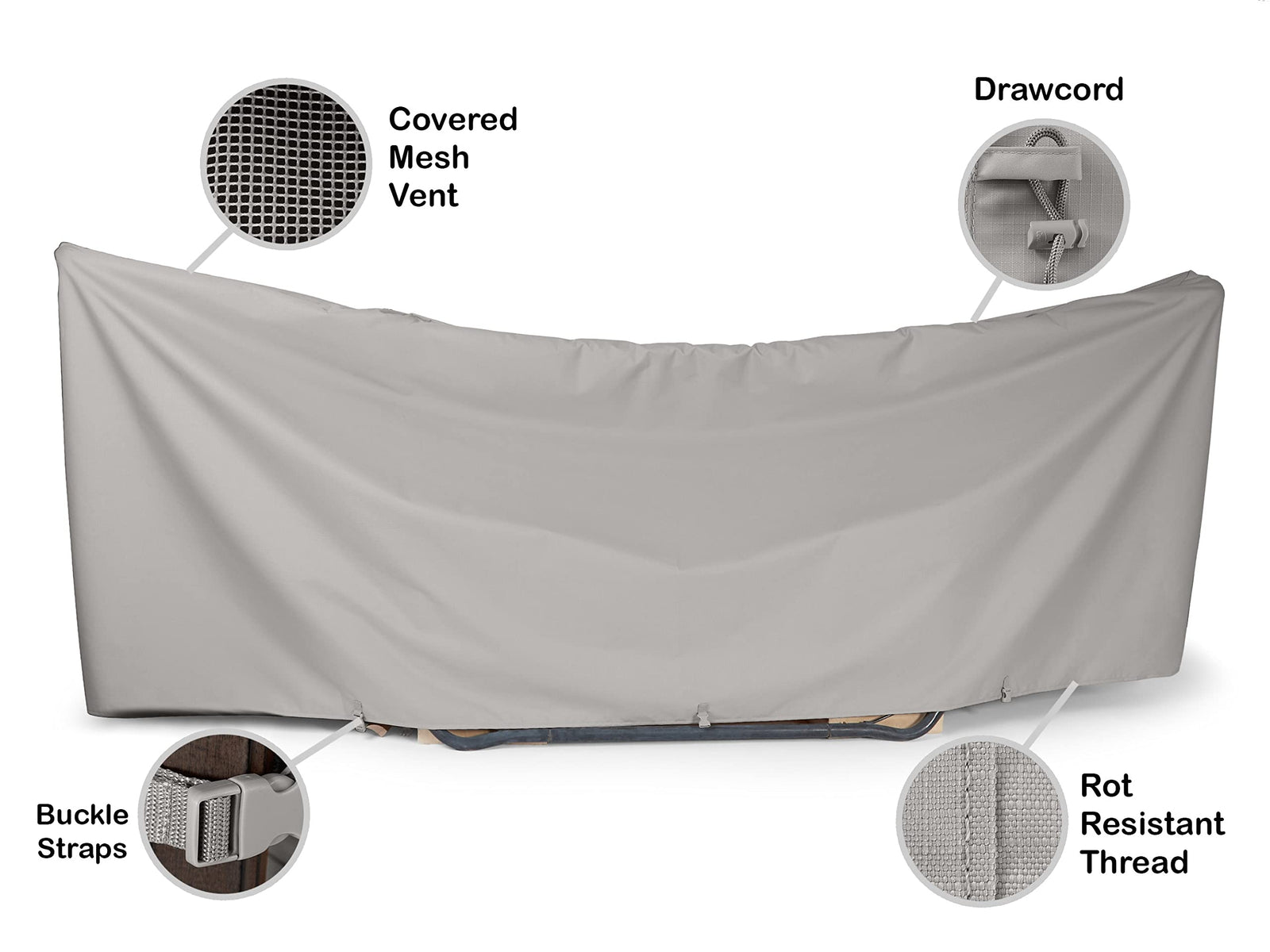 Covermates Heavy-Duty Polyester, Weather Resistant Hammock Cover