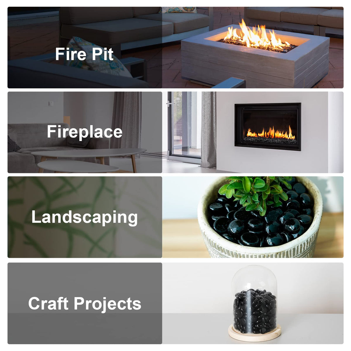 Stanbroil 10-Pound Fire Glass Beads