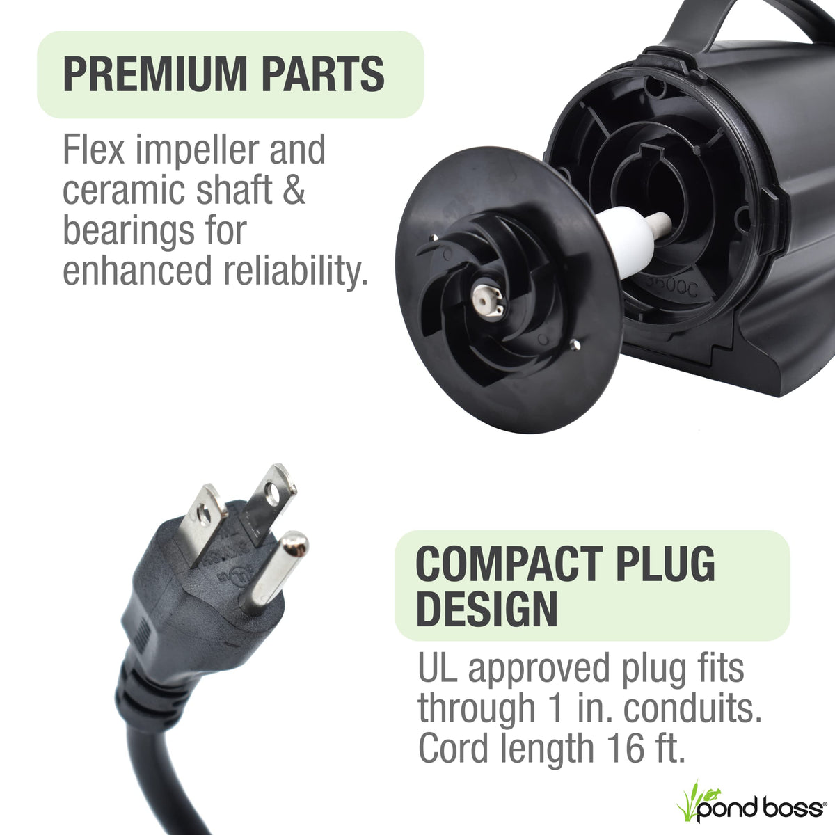 Pond Boss Waterfall Pump | 5000 GPH