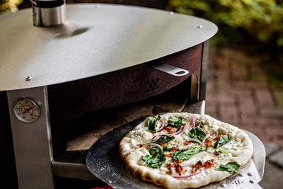 Live-Fire Pizza Oven (Corten Steel) | 27.5 Inch | Made in the USA | Make Profressional Pizzas in Your Backyard | Compatible W/X Series 24 & 30 Fire Pits | Portable Pizza Oven