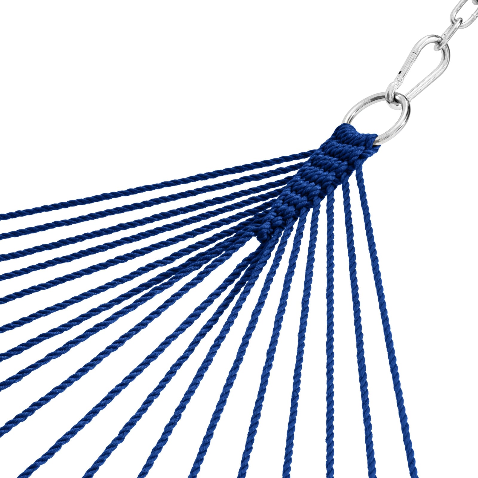 Lazy Daze 10 FT Double 2 Person Caribbean Rope Hammock - Blue
