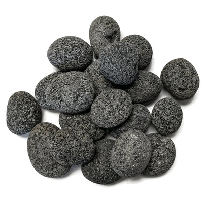 Midwest Hearth 100% Natural Lava Stones for Gas Fire Pit and Fireplace (Medium (1" - 2"))