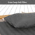 SUNCREAT Extra Large Double Hammock with 10 ft Stand Included, 475 lbs Capacity, Outdoor Heavy Duty Hammock with Large Soft Pillow, Dark Gray