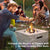 GRISUN Black Round Ceramic Fire Balls for Fire Pit, 4 Inch Tempered Fire Stones for Natural or Propane Fireplace, Safe for Outdoors and Indoors Fire Pit Reusable Fireballs, Set of 12