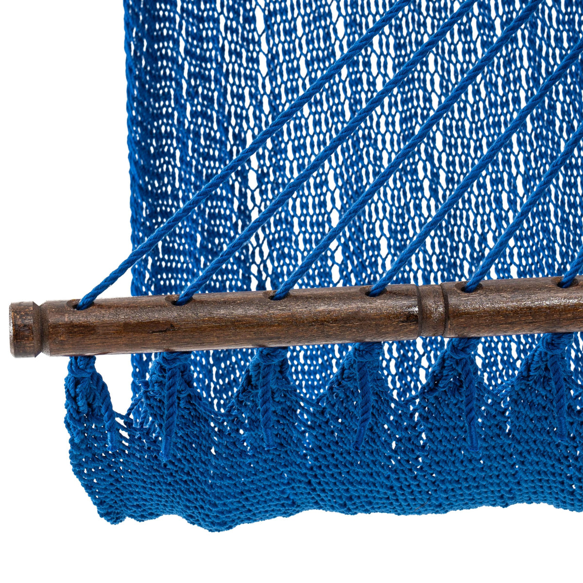 Lazy Daze 10 FT Double 2 Person Caribbean Rope Hammock - Blue