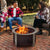 Breeo Smokeless FIrePit (X Series 24, Corten Steel) | 27.5 inch Smokeless Fire Pit for Outside | 62 Pounds | Ideal for Families Compatible with Wide Range of Breeo Accessories