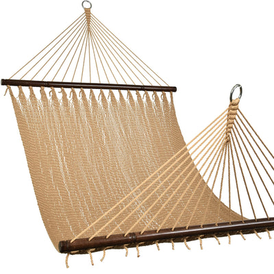 Lazy Daze 10 FT Double 2 Person Caribbean Rope Hammock