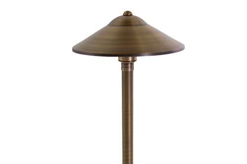 VOLT 15-Pack 12V Cast Brass Max Spread Path Lights