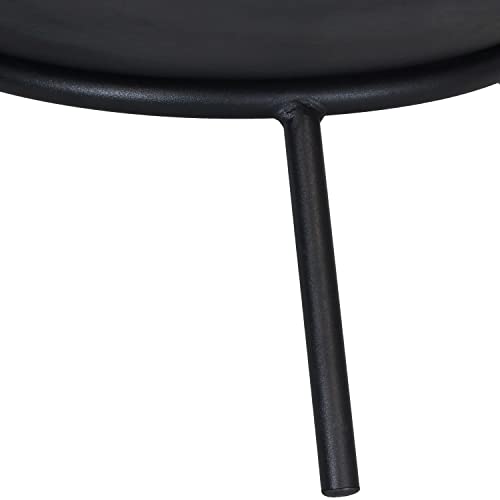 Sunnydaze Cast Iron Fire Pit Bowl - Outdoor 22 Inch Fireplace