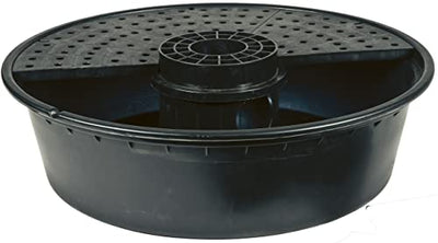 Little Giant DFB36 36-Inch Disappearing Water Fountain Basin, Supports Up to 2,000 lbs, Black, 566517
