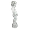 Design Toscano NG335051 Manneken PIS Peeing Boy Piped Pond Spitter Statue Water Feature, 10 Inches Wide, 6 Inches Deep, 27 Inches High, Antique Stone Finish