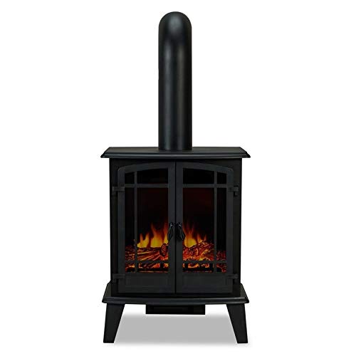 BOWERY HILL Modern Stove Indoor Electric Fireplace Mantel Heater