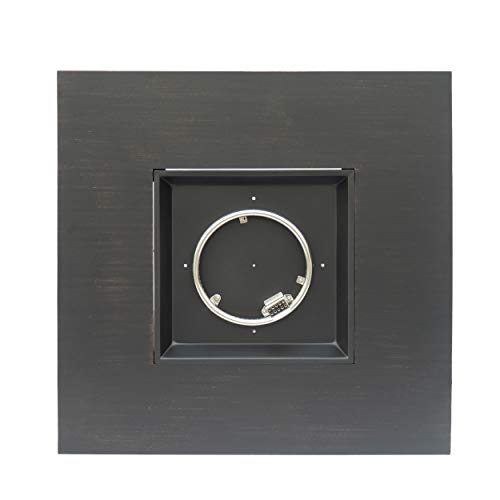 Christopher Knight Home 312976 Sidney Outdoor 40-Inch Square Fire Pit with Tank Holder, Brushed Brown