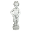 Design Toscano NG335051 Manneken PIS Peeing Boy Piped Pond Spitter Statue Water Feature, 10 Inches Wide, 6 Inches Deep, 27 Inches High, Antique Stone Finish