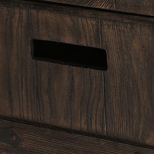 Christopher Knight Home 315620 Arnton Fire Pit, Wooden Brown