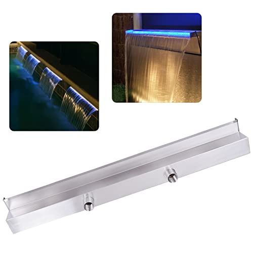 Stainless Steel Pool Waterfall Spillway Fountain