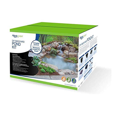 AquaScape 99765 DIY Ecosystem Backyard Pond Kit, 8-feet x 11-feet