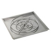American Fireglass SS-SQPKIT-N-36H Drop-in-Pan, 36" x 36" 30" Ring Burner, Stainless Steel, Black and Copper