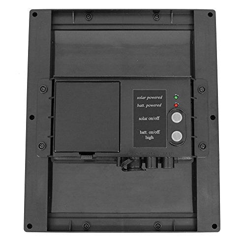 Sunnydaze 2-Tier Solar Powered Outdoor Water Fountain with Battery Backup - Outdoor Garden and Patio Decor Waterfall Feature - Rust Finish - 35 Inch