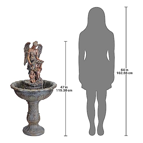 Design Toscano Heavenly Moments Angel Garden Decor Fountain